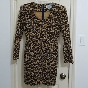 Ladies Leopard Print Dress